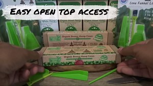 Pre Rolled Cones 1 1/4 Size – 25 Brown Classic Paper Tubes Natural Mystic Organic Rolling Papers With Tips Use Cone Loader Packing Sticks