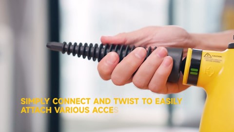 Pressurized Handheld Steam Cleaner for Home, Multi-Surface Steamer with 12 Accessories, 12.8oz Natural Steamer for Cleaning Car, Bathroom, Shower, Upholstery, Grout, Window, Grease