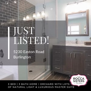 5230 Easton Road, Burlington 3 Bedroom | 3 Bathroom NEW LISTING! Welcome to this meticulously maintained corner lot home in the highly sought-after Orchard community! This stunning 2-story detached home is flooded with natural light and boasts a perfect blend of elegance and functionality. Step into the foyer with soaring ceilings, leading to a formal living and dining room, all featuring beautiful hardwood floors and hardwood stairs. The spacious eat-in kitchen is a delight, complete with grani
