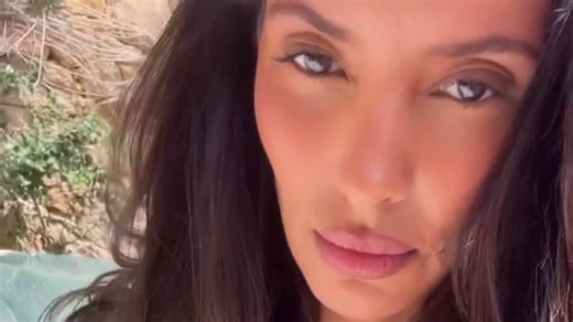 Maya Jama shows off her incredible curves in a black bikini