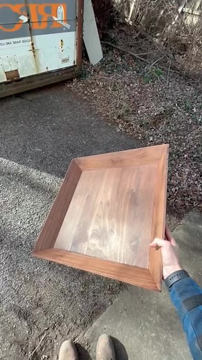 7.2K views · 41 reactions | Walnut wood is just BEAUTIFUL. This was a fun little tray to make漢 #homemade #beautiful #woodwork #handmade #homedecor | Woodland Creations | Facebook