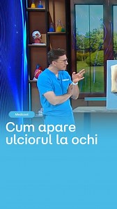 Ulciorul la ochi nu este o afecțiune gravă, dar poate duce la complicații dacă nu este tratat. Iată cum apare ulciorul și ce poți face. Tu știai asta? 👨🏼‍⚕️☝🏻 Nu uita că ne vedem azi, de la 18:00, pe Antena 1, la o nouă ediție @medicool.ro | Dr. Mihail Pautov