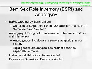 Gender Role Development