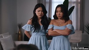 Perv stepdad fucking asian stepdaughters (Charles Dera, Kimmy Kimm, Lulu Chu)