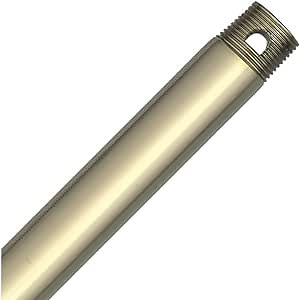 Casablanca 63002 Perma-Lock Downrod, 18-Inch Length, Bright Brass