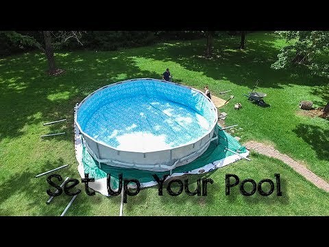 Setting Up Your Steel Frame Above Ground Pool - Intex, Coleman, Summer Escapes