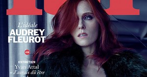 Audrey Fleurot à poil et en fourrure pour le magazine Lui