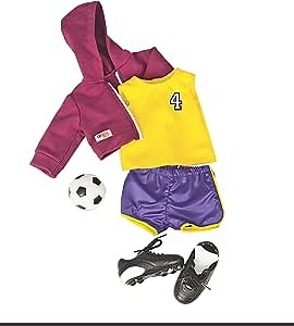 Our Generation Team Player Soccer Outfit for 18-Inch Dolls
