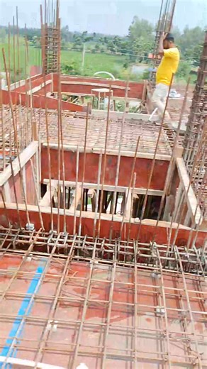 Slab casting process.... | Janaki Civil Lab Jclspl