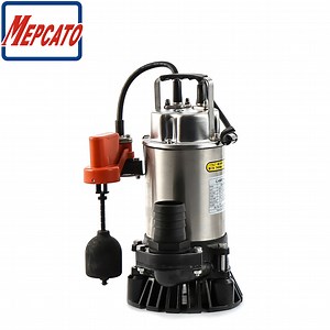 [Hot Item] Single Stage Powerful Wastewater Dirty Water Disposal Stainless Steel Electric Submerged Centrifugal Dewatering Pump with Floater Switch 400W/750W Bomba