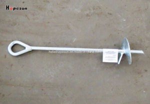 [Hot Item] Galvanized Tent Anchor Stake Helix Earth Spiral Anchors