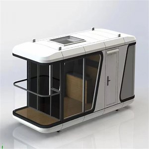 [Hot Item] Portable Cabin Pod House Prefab Steel Tiny Expandable Mobile Modular Space Capsule