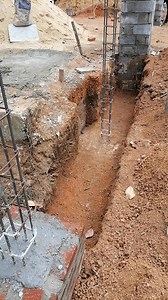 5.2K views · 28 reactions | Dug trench ready for laying random rubble masonry for the front boundary wall! Proper depth and alignment ensured for strong foundation work ahead. #TrenchWork #FoundationPreparation #RandomRubbleMasonry #PiumalPathirana #EngPiumalPathirana 隣 | Eng. Piumal Pathirana | Facebook