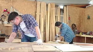 Video Stok Carpenter Work Clothes Small Buiness Owner (100% Tanpa Royalti) 1071886648 | Shutterstock