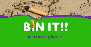 Bin It!!! Butts belong in bins Find out more at mywaste.ie #KeepIrelandClean | Cavan County Council