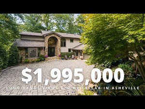 Luxury Asheville Home Tour | 5-Bed Estate with Mountain Views & Wine Cellar in Sondley Estates