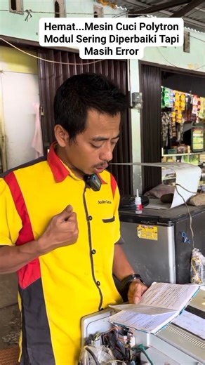Hemat...Mesin Cuci Polytron Modul Sering Diperbaiki Tapi Masih Error 1335 #andretatum #mesincuci #fyp | Andre tatum oficcial