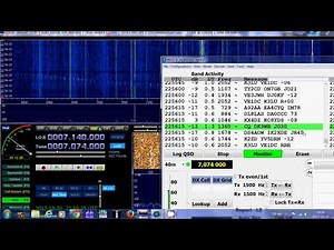 Amazing DX with FT8 digital mode on the 40 meter amateur radio band Shortwave HF