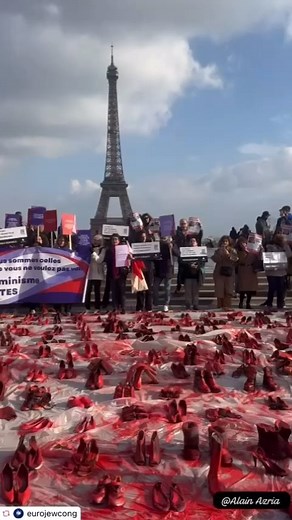 On Oct 7, over 300 women in Israel were tragically killed and subjected to sexual abuse. Dozens of French mothers gathered in Paris to mark International Women’s Day, stand in solidarity with Israeli women and demand the release of the 19 women still held hostage by Hamas 🇫🇷🇮🇱 Video by Alain Aria | Tel Aviv magazine