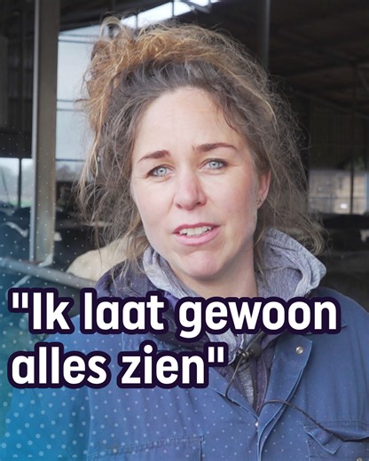 Eva laat samen met haar collega Eelke hun dagelijkse werkzaamheden als veearts zien op YouTube en TikTok. Ze laten alles zien, dus ook moeilijke onderwerpen. | RTV Oost