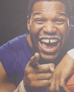How Michael Strahan wakes up happy