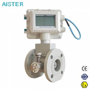 [Hot Item] Turbine Gas Flow Meter Natural Gas Flowmeters Digital Display 3.6V Powered Gas Turbine Flow Meter