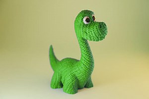 Knitted Dinosaur Decoration/kids Toy - Etsy Australia