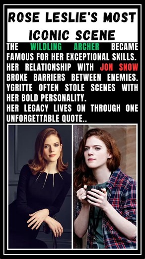 Rose Leslie's Most Iconic Scene