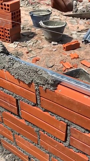 Amazing Brick Plastering Technique You’ve Never Seen Before! #building #viral #explore #viralpost #instagood #explorepage #follow #viralvideos #love #reels #memes #fyp #foryou #construction | Lurina Wave