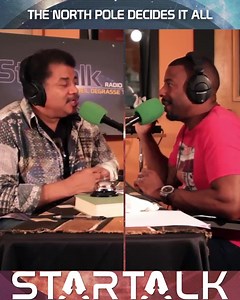 "We're stuck calling the North Pole of the galaxy the opposite of what our laws that we made for ourselves to define it as such would give us." 😐 | StarTalk