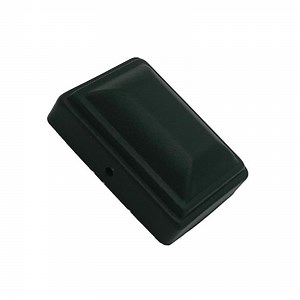 [Hot Item] High Quality Black Galvanized Square Gate Garden Fence Metal Fence Post Cap