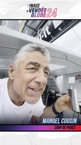 L'image du Vendée Globe avec Manuel Cousin IMOCA Coup de Pouce Après 92 jours en mer, Manuel Cousin repasse l’équateur et retrouve enfin l’hémisphère nord ! 🌍⛵ Entre vents capricieux et fatigue accumulée, il marque ce moment avec une offrande aux dieux de la mer. Dernière ligne droite avant l’arrivée ! 💪🔥 #vg24 #vendeeglobe #vendeeglobe2024 #manuelcousin #courseaularge | TV Vendée