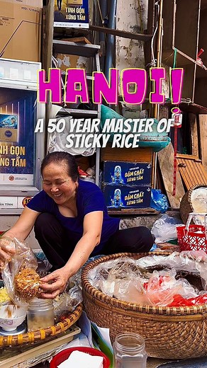 2.4K views · 15 reactions | A 50 Year Master Of Hanoi Sticky Rice! ...