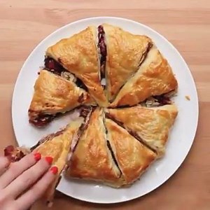 8.1K views · 20 reactions | Double Chocolate and Fruit Breakfast Pastry. | Foodie | Facebook