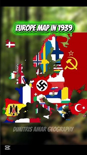 Europe map in 1939#map #geography #mapping #europe #mapper