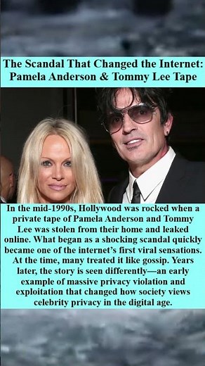 The Scandal That Changed the Internet: Pamela Anderson & Tommy Lee Tape