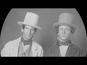 Vintage Daguerreotype Photos of Men Wearing Top Hats From the 1840s and 1850s
