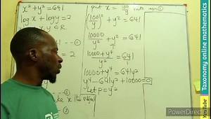 11K views · 1.1K reactions | Simultaneous equation involving logarithms equation | Taxonomy online mathematics | Facebook
