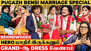 Pugazh Bensi Marriage Reception-க்கு Grand Dressing வேணாம், Simple-அ இருக்கணும்னு - Sindhu Interview | Behindwoods