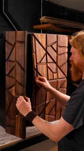Impressive DIY Folding Kinetic Door! | Bored Panda Art