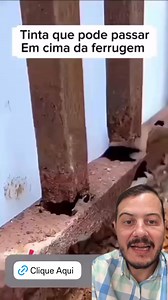 20K views · 107 reactions | Tinta para passar cima da ferrugem, é só clicar no link do vídeo! | Eng Civil Adriano Vanjura | Facebook
