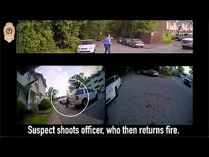 Raleigh police bodycam video released from shooting of officer and armed robbery suspect