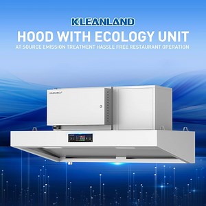 [Hot Item] Hybrid Kitchen Hood Ecology Unit with Automatic Steam Cleaning System