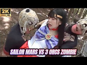[Super Sentai highlight] Sailor Mars vs. Orc Zombies: Fiery Battle for Survival #powerrangers