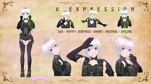 LYRA-09 – Android Vtuber Girl VRM Avatar | Nier-inspired Anime Model for Vseeface, Vrchat & Streaming | Fully Rigged | Ready to Use - Etsy Canada