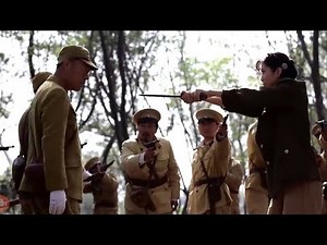 A beautiful Chinese woman captured by the Japanese army near the village