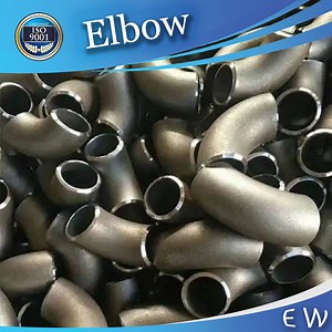 [Hot Item] Premium 90 Degree Carbon Steel Elbow Connector for Pipe Systems