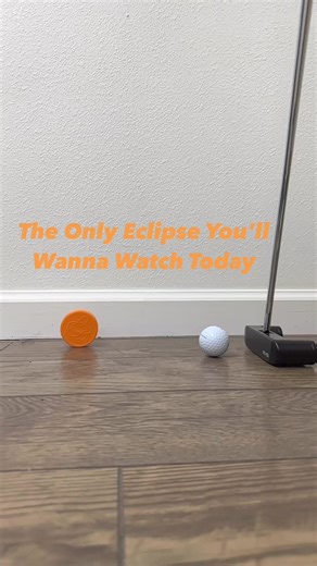 This Eclipse Does Not Cause Retina Damage‼️🌑☀️ #cure #cureputters #rx4 #rx5 #golf #golfworld #golflife #golfing #golfaddict #pgatour #lpgatour #pga #lpga #ValeroTexasOpen #texas #masters #augusta #putters #putting #puttinginwork #moi #inertia | Cure Putters