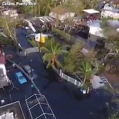 DRONE FOOTAGE: Catano, Puerto Rico is underwater after Hurricane Maria struck the island Wednesday. 100% of Puerto Rico lost power as a result of the storm. | News 5 Cleveland