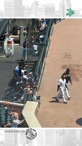 Joey Cora channeling his inner Penei Sewell as Baez is held back from the umpire after a terrible strike 3 call. | Woodward Sports